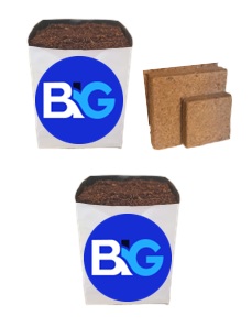 BAG 5 Gallon Pre-Filled Coco Coir Grow Bag: No CS - 800 per pallet, 20 pallets per container (16,000 total), CALL FOR QUOTE - USE YOUR LOGO ON GROW BAG
